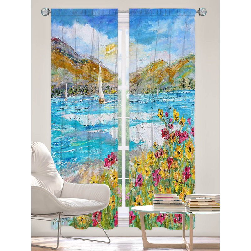 Room Darkening Curtain Pair, 20" W x 52" L