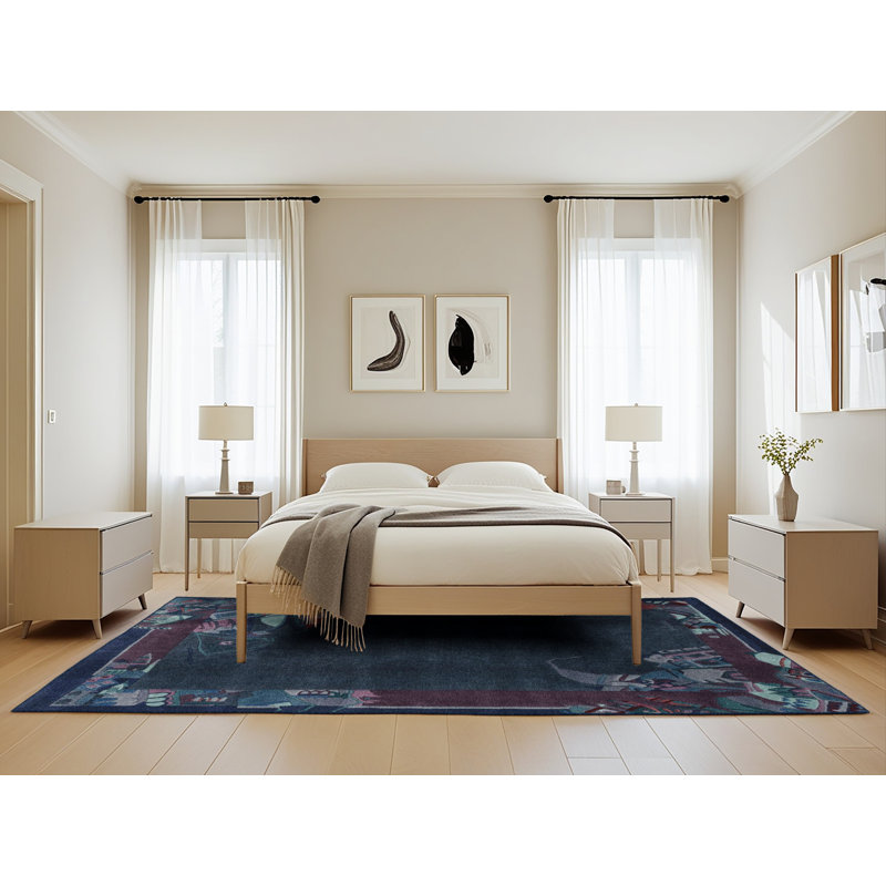 Abstract Indoor Rug, Rectangle 5' x 8'