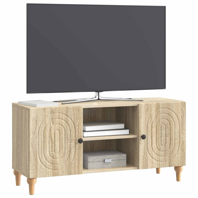 TV Stand, 50cm H x 102cm L x 34.5cm W, Sonoma Oak