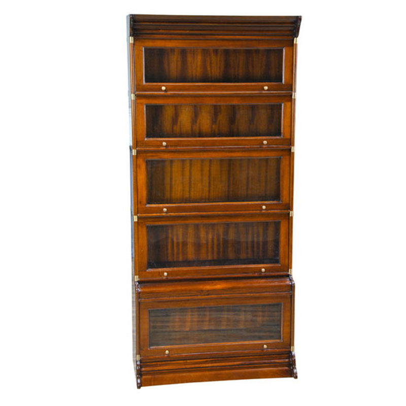 Bibliothèque en acajou empilable