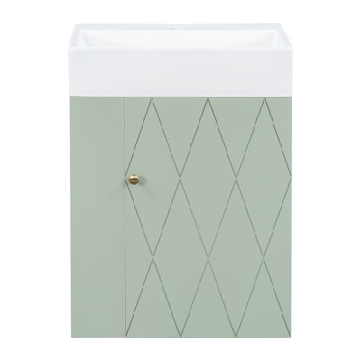 Meuble-lavabo 20 po avec lavabo en céramique