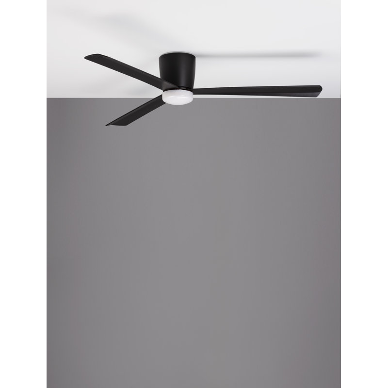 122cm Ceiling Fan, Black, Black