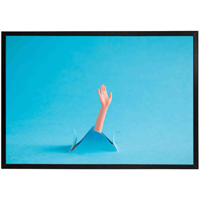 Yeldell Paper Swimming - Single Picture Frame Print