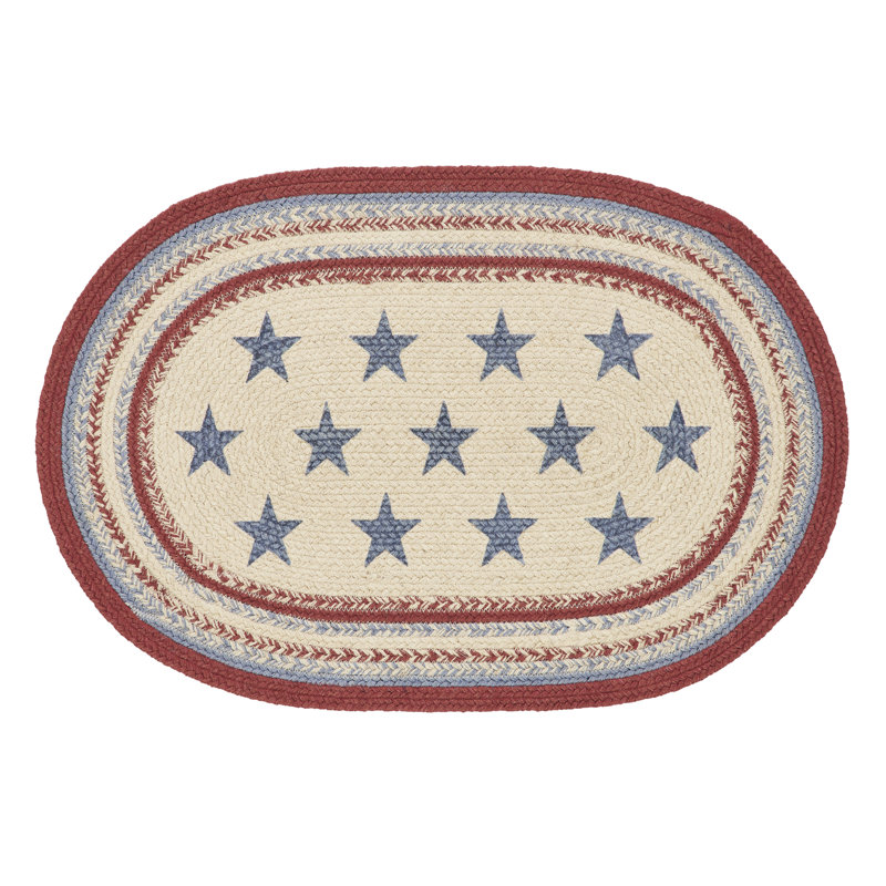 Tapis en jute Celebration, Ovale 1 pi 8 po x 2 pi 6 po