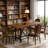 Rustic Pub Bar Counter,Sturdy Bar Table