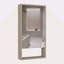Medicine Cabinet Irvine, One External Shelf-1506451323
