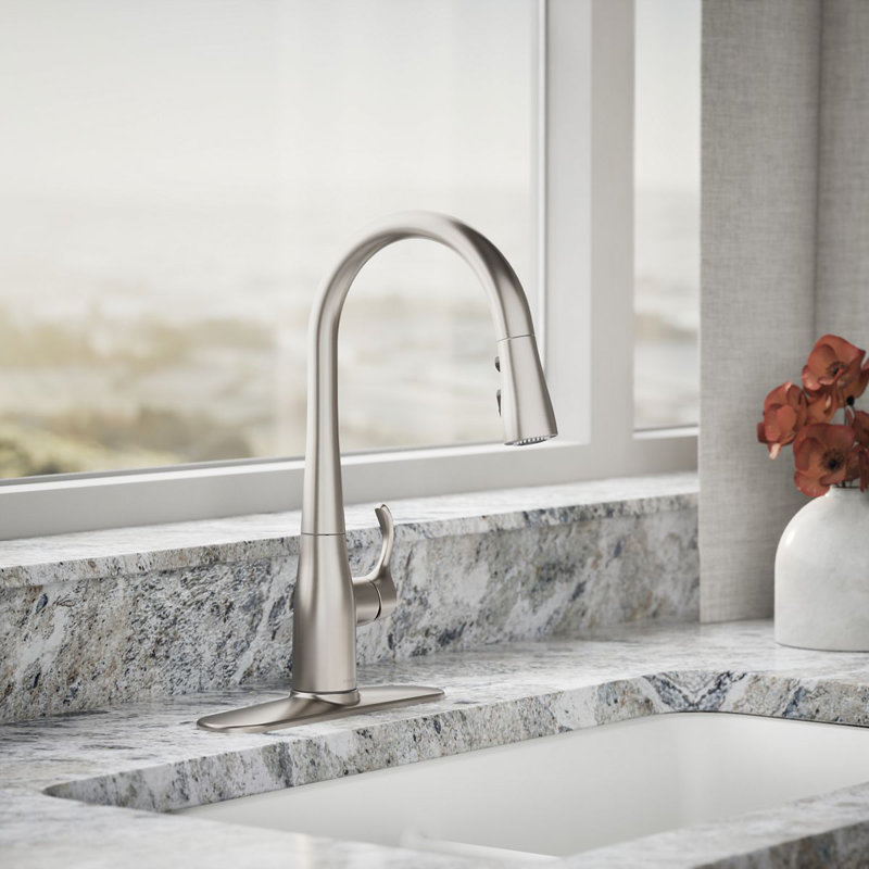 Simplice Pull Down Bar Faucet, Vibrant Stainless