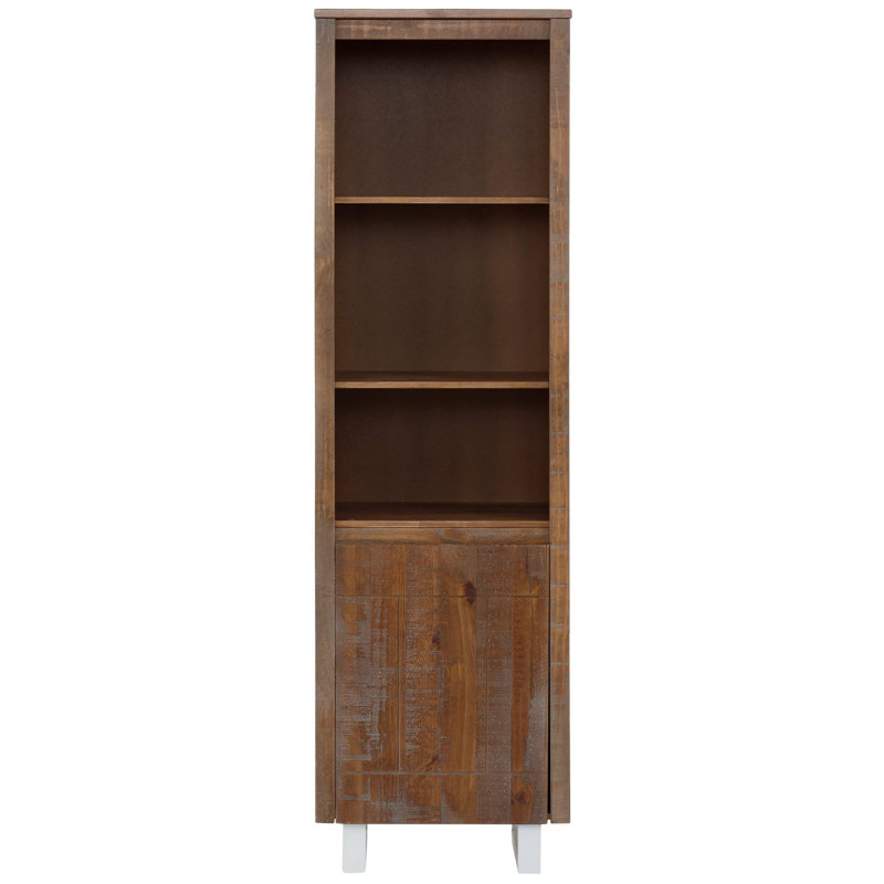 Clintonpark 55cm W Solid Wood Standard Bookcase, Medium