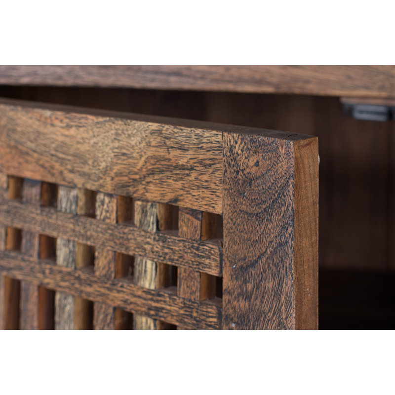Aburizik 180cm Solid Wood Sideboard