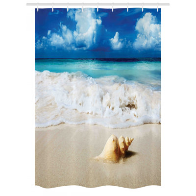 Shower Curtain with Hooks Included