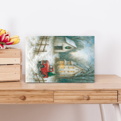 Christmas At Grandma's House by Anthony Smith - Wrapped Canvas Print