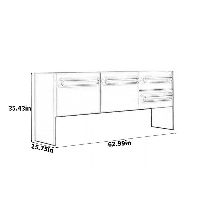 Simple Style Sideboard, Green