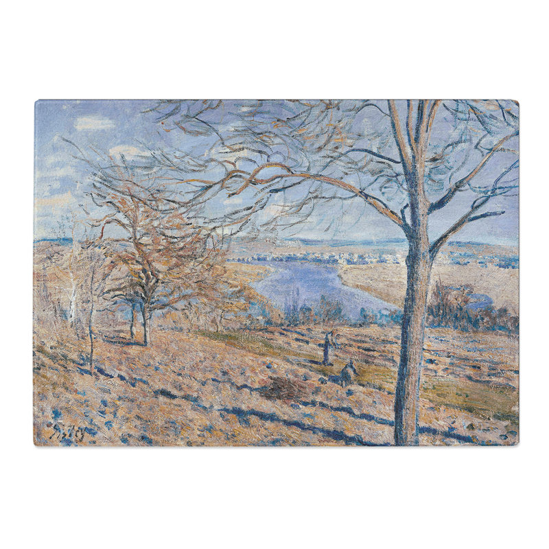 Autumn Effect by Alfred Sisley Chopping Board, 0.4cm H x 29cm W x 39cm L