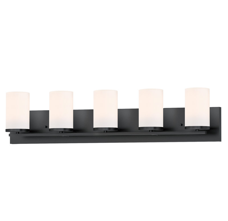 Amont 5 - Light Dimmable Bath Bar, Black