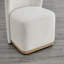 Geelt Upholstered Wingback Dining Chairs with Casters-390978968