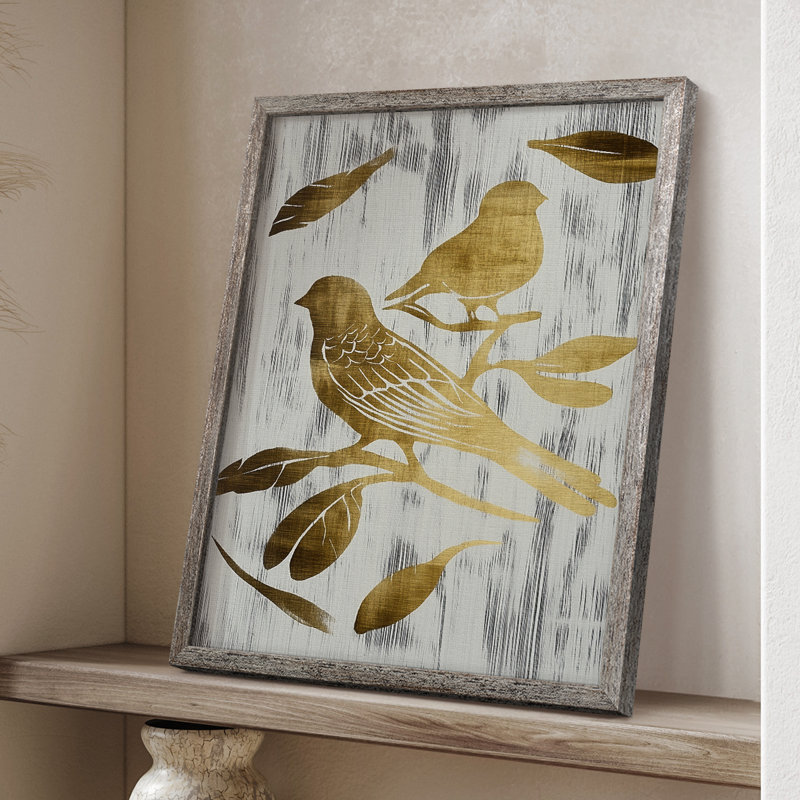 «Christmas Holiday Art LXVI», reproduction d'art encadrée - bois massif, H 11 po x l 9 po