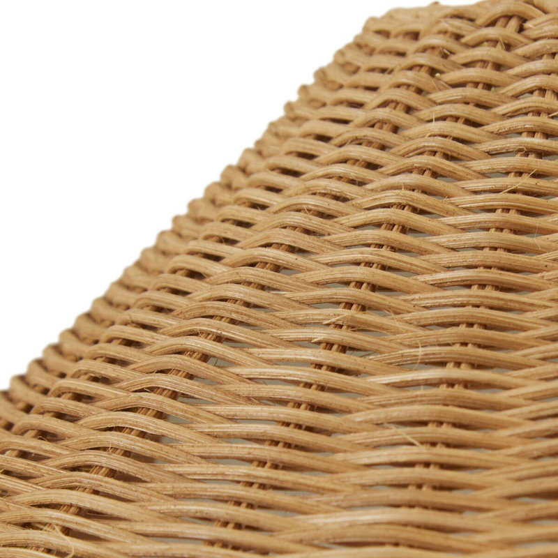Rattan Weave Shade Floor Lamp Natural And Gold | Gift Idea