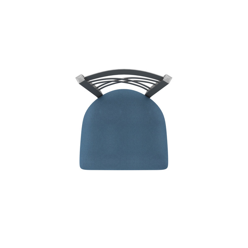 Tabouret pivotant 820 Catalina, Tabouret de bar (siège d'une hauteur de 30 po), Vinyle - baie Rein, Acier Inoxydable