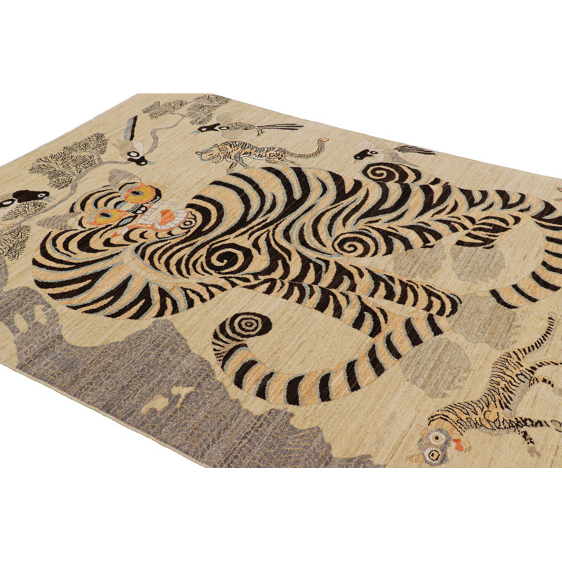 One-of-a-Kind 6'3X8'1 Hand Knotted Area Rug
