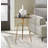 Iron Tray Top End Table