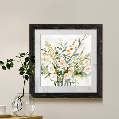 Imprimé fleurs en « I »