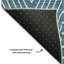 Premium Machine Washable Lyndhurst AMF990 Geometric Rug-1975245751
