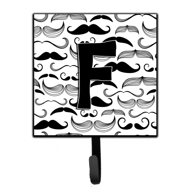 Porte-laisse moustache et crochet mural, F