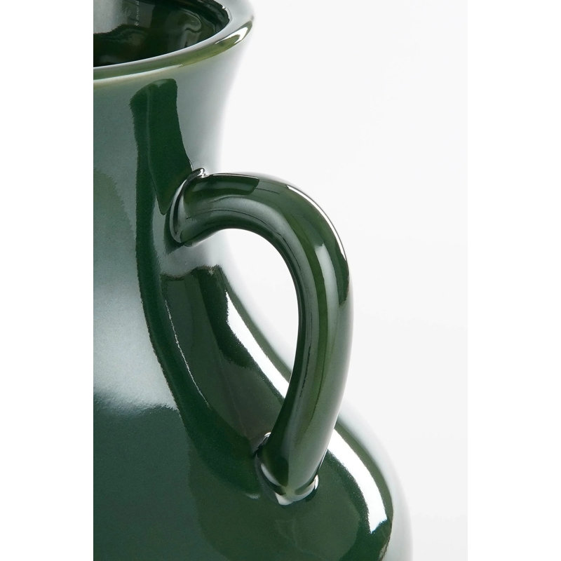 Beavertown Ceramics Table Vase, Green, 33cm H x 26cm W x 26cm D