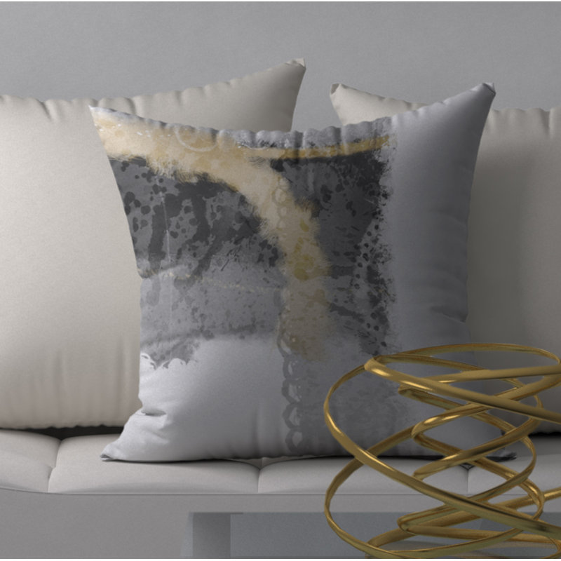 Reversible Throw Pillow, 24" x 24"