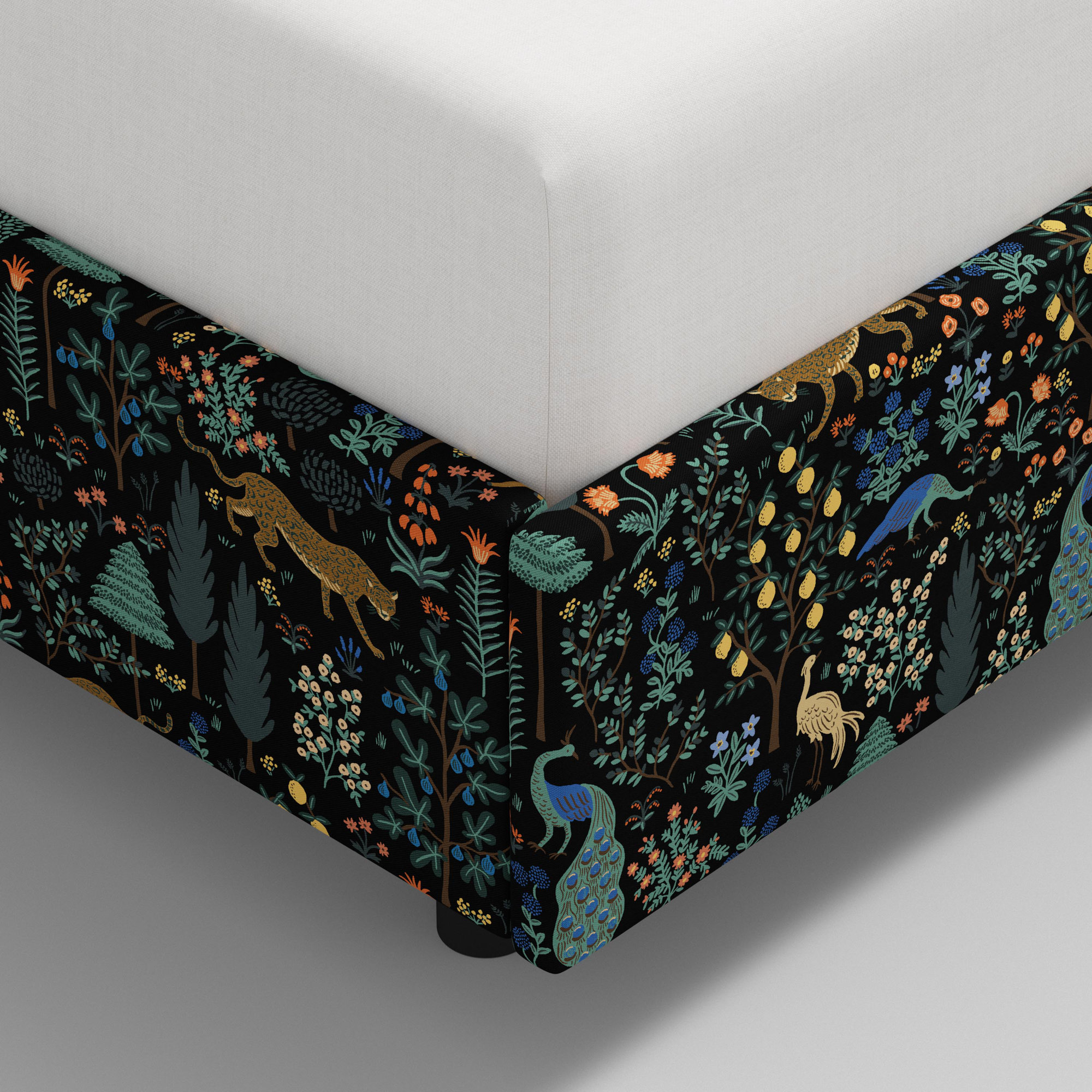 Hampton Bed, Twin, Menagerie Black