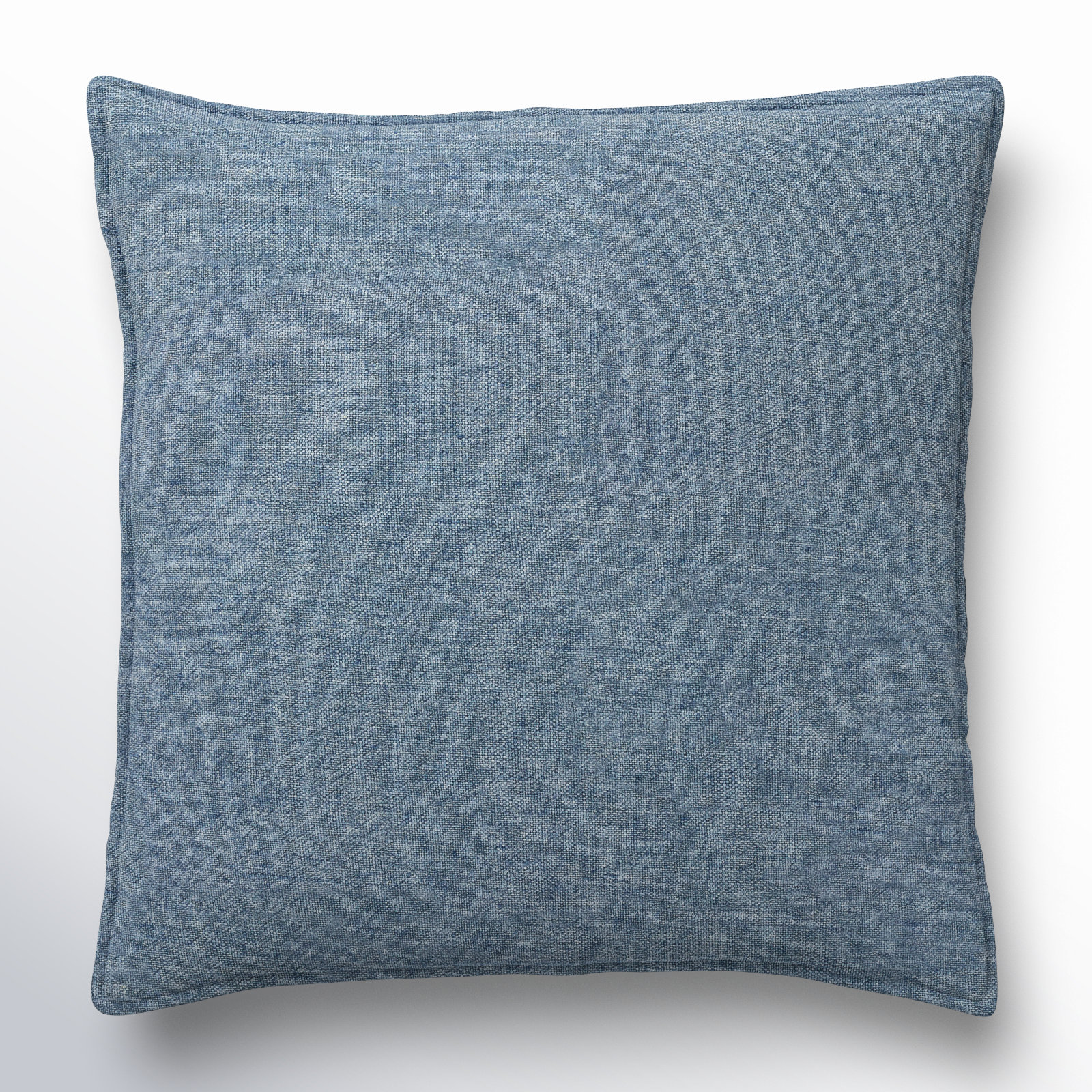 Burbank Linen Throw Pillow, Blue, 20" x 20", Pillow Cover Only - No Insert