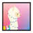 Toile avec cadre noir patiné sélectionné