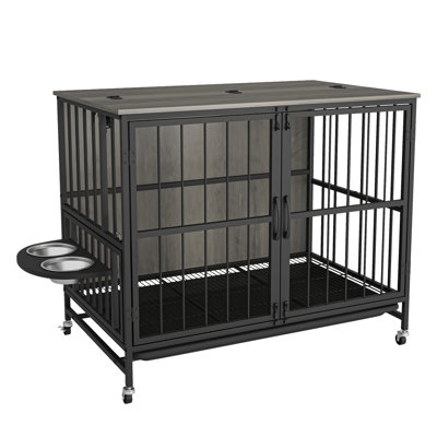 Eriverto Steel Pet Crate with 2 Doors