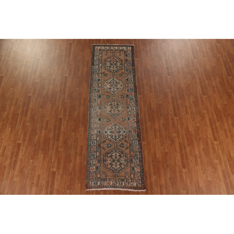 Vintage Traditional  Runner Rug 3x11