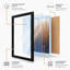 Chromatic Descent Abstract - Framed Print-1388246391-1388246384