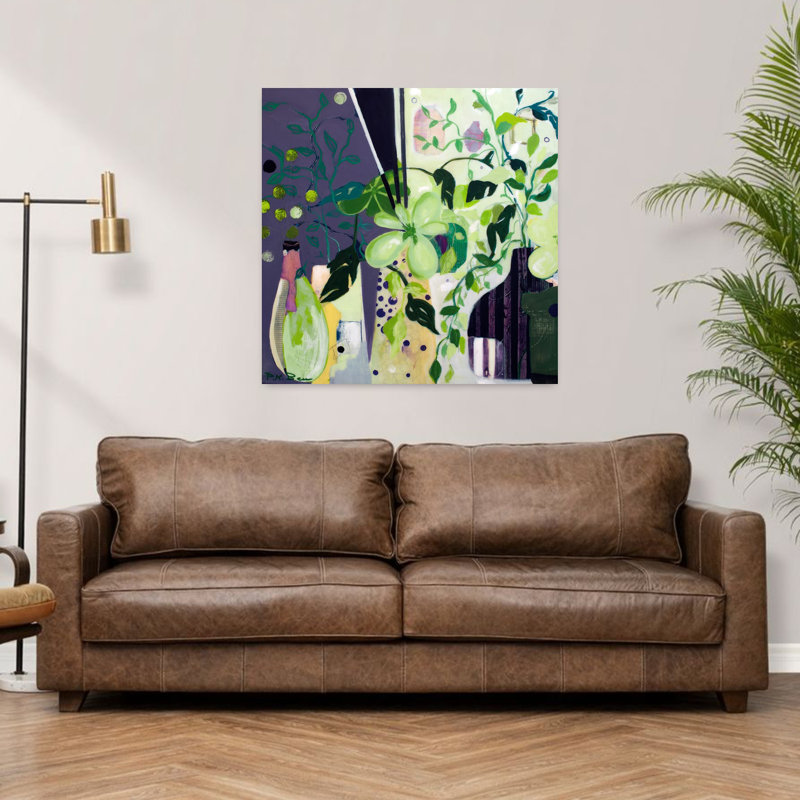 Constance, art abstrait contemporain, H 36 po x l 36 po