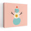 «Happychristmasno23», impression d'art mural minimaliste fantaisiste, paysage d'hiver-129718565