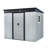 Outdoor Metal Storage Shed with Window and Transparent plate-119732994-119732995