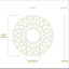 Médaillon de plafond en bois ajouré Cannes-63411915-63411907