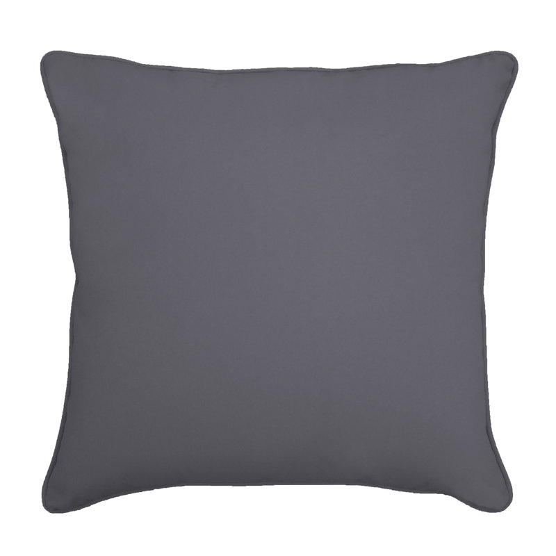  Housse et insert de coussin extérieur d'extérieur, Toile gris anthracite Sunbrella®, H 16 po x l 16 po