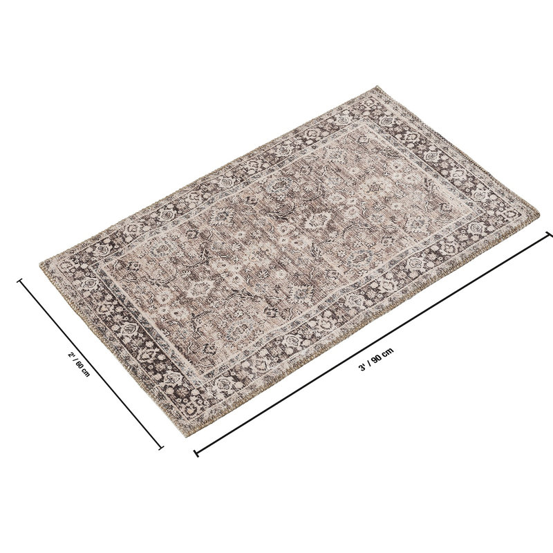 Majestic Area Rug, Gray, Rectangle 2'x 3'