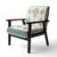 Hofstra - Upholstered Glam Accent Arm Chair