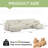 146" W 6 - Piece Modern Soft Upholstered Modular Sectional Sofa With 2 Ottomans-1965726801