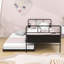 Lit plateforme simple avec lit gigogne Cristoforo