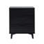 Commode en bois massif à 3 tiroirs Yarber Groove-556825042