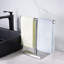 Porte-serviettes de comptoir en T en acier inoxydable-106917134