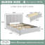 Lit plateforme rembourré Coletti avec rangement et 4 tiroirs-1446814200-1469233471
