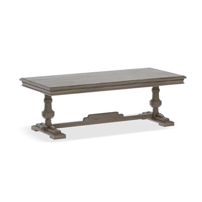 American-style retro distressed solid wood dining table