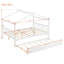 Lit double en bois avec lit gigogne simple-129048467