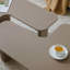 Table basse en L 35,43 po - Cocktail / Table d'appoint, peu encombrante - Kaki